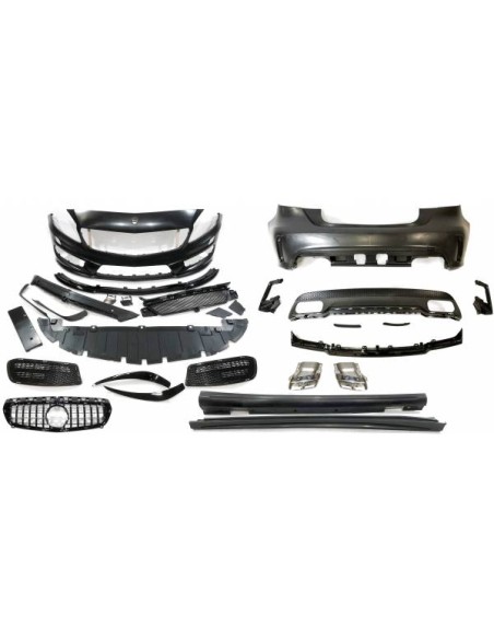 Kit Carrocería Mercedes W176 A45 2012-2015 Look AMG  Parrilla