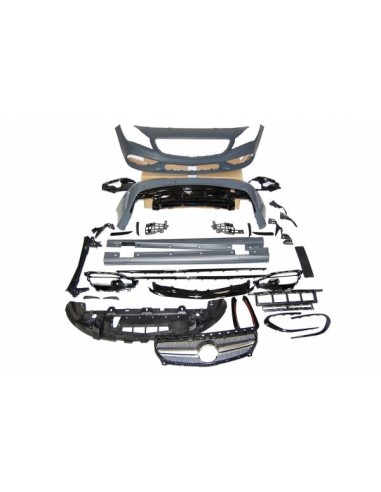 Kit Carrocería Mercedes W117 2013-2018 4P / SW LCI Look AMG A45 II Parrilla