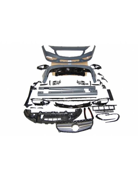 Kit Carrocería Mercedes W117 2013-2018 4P / SW LCI Look AMG A45 II Parrilla