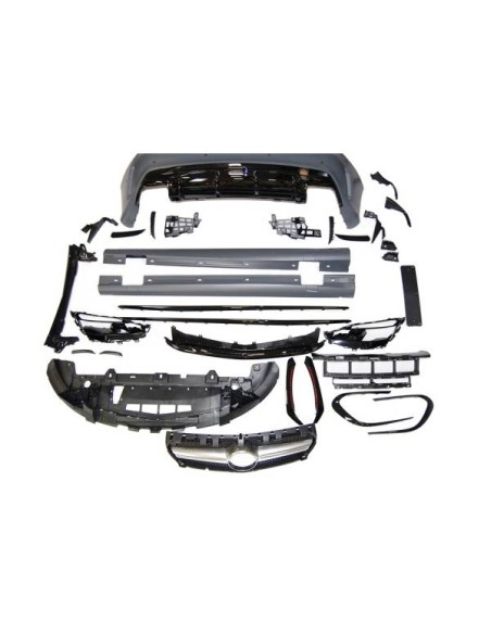 Kit Carrocería Mercedes W117 2013-2018 4P / SW LCI Look AMG A45 II Parrilla