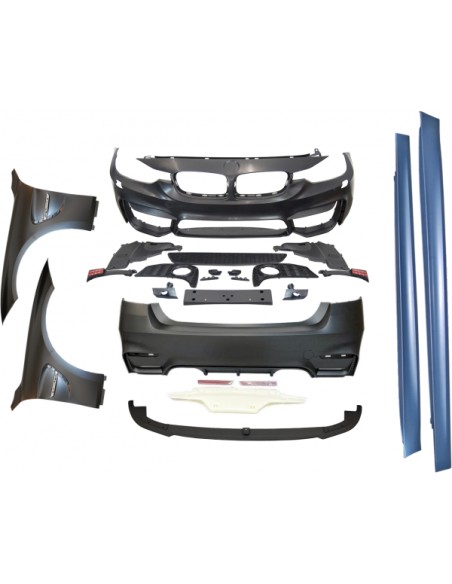 Kit  De Carrocería BMW F30 Look M4 Aletas