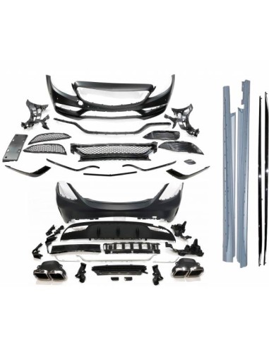 Kit De Carrocería Mercedes W205 2014-2018 4P Look AMG C63