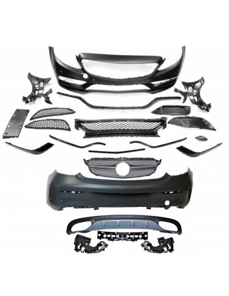 Kit De Carrocería Mercedes W205 2014-2018 Coupe Look AMG