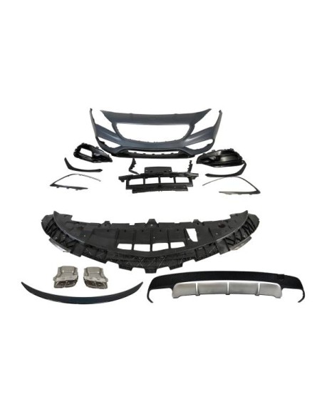 Kit Carrocería Mercedes W117 2016-2018 LCI 4P Look AMG A45