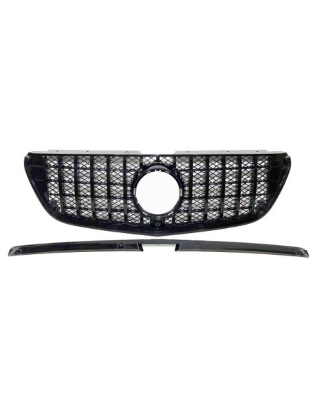 Parrilla Mercedes W164 2005-2008 Look Diamond Black