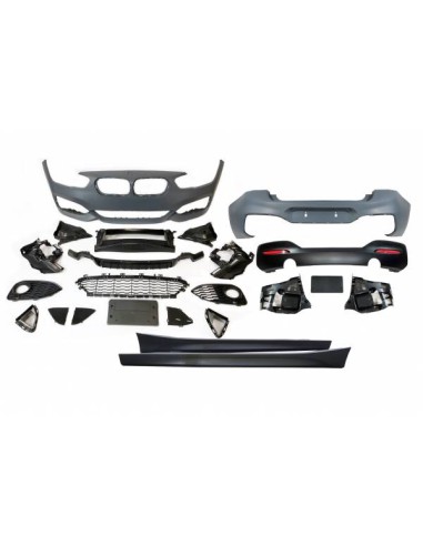 Kit De Carrocería BMW F20 LCI 15-19 look M-Tech 2 Salidas