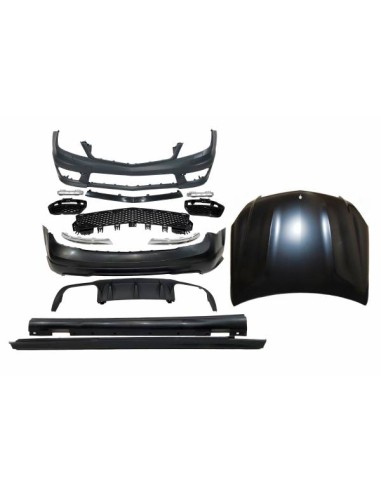 Kit De Carrocería Mercedes W204 2007-2013 Look AMG Capó