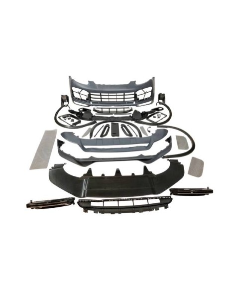 Paragolpes Delantero Porsche Cayenne 2011-2014 Look 2020 Turbo Spoiler