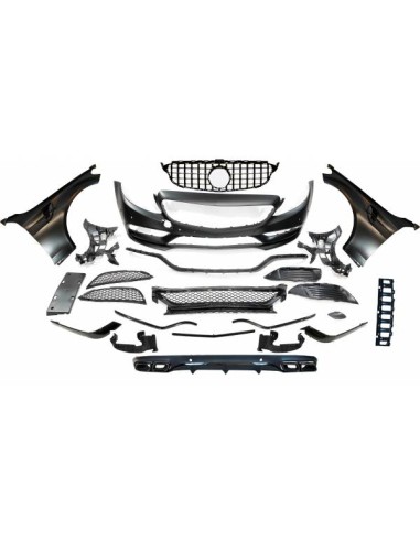 Kit De Carrocería Mercedes W205 2014-2018 Coupe Look AMG C63