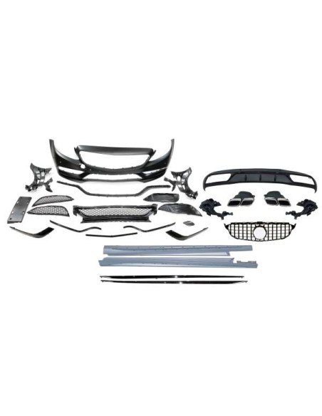 Kit De Carrocería Mercedes W205 2014-2018 4P / SW Look C63