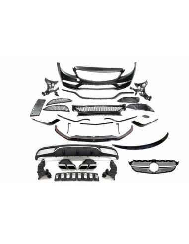 Kit De Carrocería Mercedes W205 2014-2018 Coupe Look AMG C63