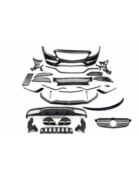 Kit De Carrocería Mercedes W205 2014-2018 Coupe Look AMG C63