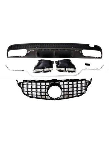 Kit De Carrocería Mercedes W205 2014-2018 4P / SW Look AMG C63
