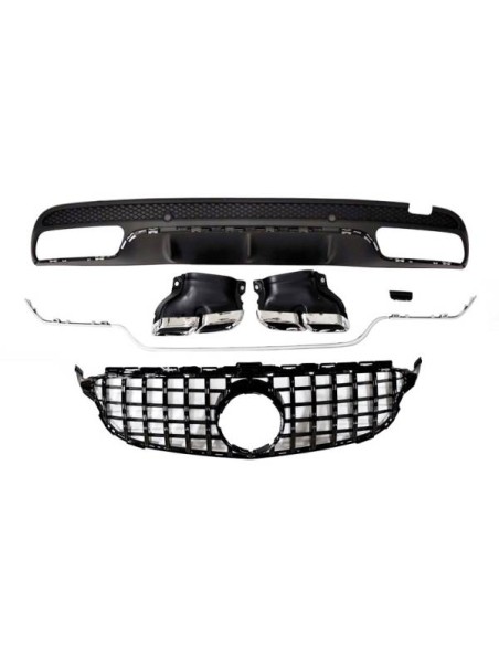 Kit De Carrocería Mercedes W205 2014-2018 4P / SW Look AMG C63