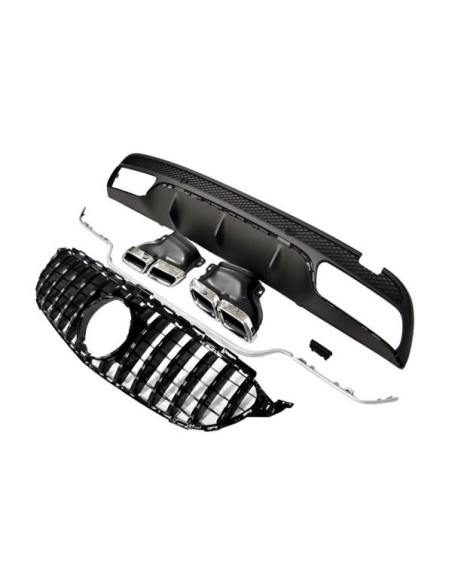 Kit De Carrocería Mercedes W205 2014-2018 4P / SW Look AMG C63