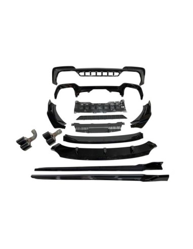 Kit De Carrocería BMW X3 G01 2018-2021 Look M Performance Brillante Negro