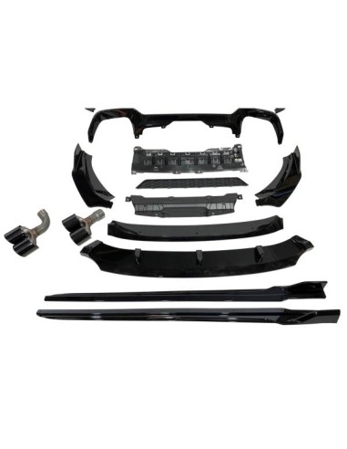 Kit De Carrocería BMW X3 G01 2018-2021 Look M Performance Brillante Negro