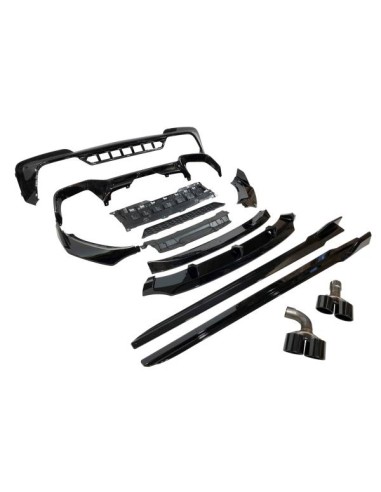 Kit De Carrocería BMW X3 G01 2018-2021 Look M Performance Brillante Negro