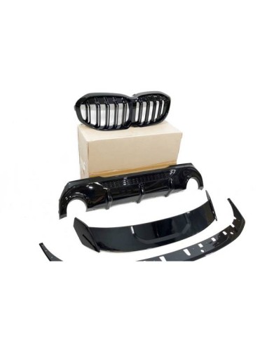 Kit De Carrocería BMW F40 Look M Performance Negro Brillante