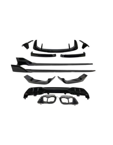 Kit De Carrocería BMW G05 X5 LCI 2023+ Look M Performance Brillante Negro