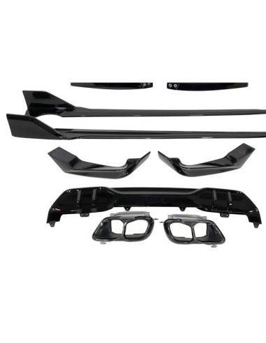 Kit De Carrocería BMW G05 X5 LCI 2023+ Look M Performance Brillante Negro