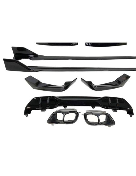 Kit De Carrocería BMW G05 X5 LCI 2023+ Look M Performance Brillante Negro