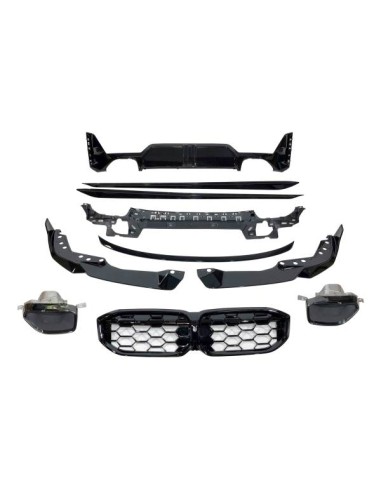 Kit De Carrocería BMW G20 / G21 LCI Look M Performance Brillante Negro