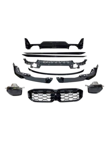 Kit De Carrocería BMW G20 / G21 LCI Look M Performance Brillante Negro