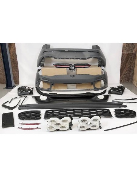 Kit De Carrocería Volkswagen Golf 8  3 /5P 2019-2023 Look GTI 2 Salidas