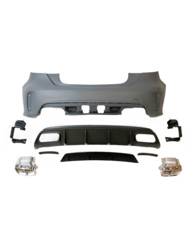 Paragolpes Trasero Mercedes W176 2012-2018 A45 Look AMG Sensores