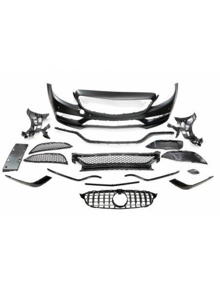 Paragolpes Delantero Mercedes W205 2014-2018 2P / 4P / SW look AMG C63