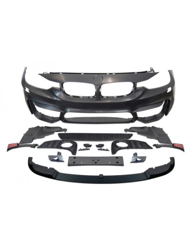 Paragolpes Delantero BMW F30-F31 Look M4 Lip Spoiler ABS