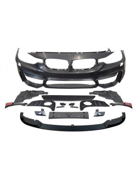 Paragolpes Delantero BMW F30-F31 Look M4 Lip Spoiler ABS