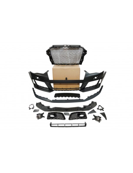 Paragolpes Delantero Audi A3 V8 13-15 Sportback / 3 Puertas  Look RS3 II Antinieblas