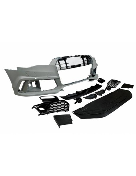 Paragolpes Delantero Audi A6 2015-2018 C7 Look RS6 Carbono