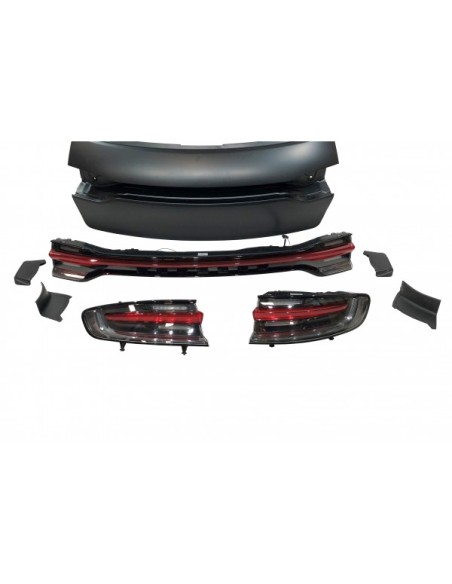 Spoiler Delantero Volkswagen Golf 8 Negro Brillante