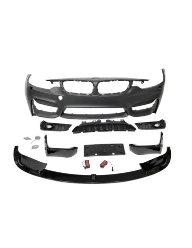 Paragolpes Delantero BMW F32 F33 F36 Look M4 II Lip spoiler