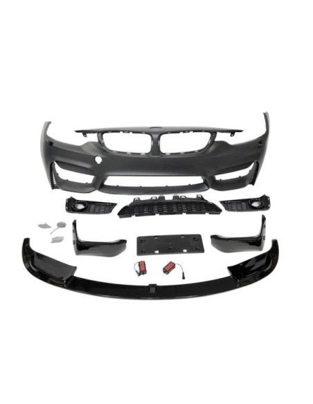 Paragolpes Delantero BMW F32 F33 F36 Look M4 II Lip spoiler