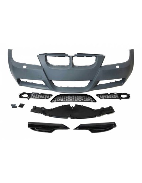 Paragolpes Delantero BMW E90 / E91 05-08 Look M-Tech Punteras Lavafaros ABS