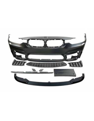 Paragolpes Delantero BMW F30-F31 Look M4 Lip Spoiler ABS