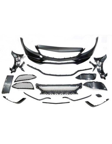Paragolpes Delantero Mercedes W205 2014-2018 Coupe / 4P / SW look AMG C63 Spoiler