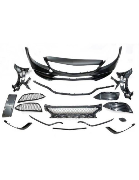 Paragolpes Delantero Mercedes W205 2014-2018 Coupe / 4P / SW look AMG C63 Spoiler