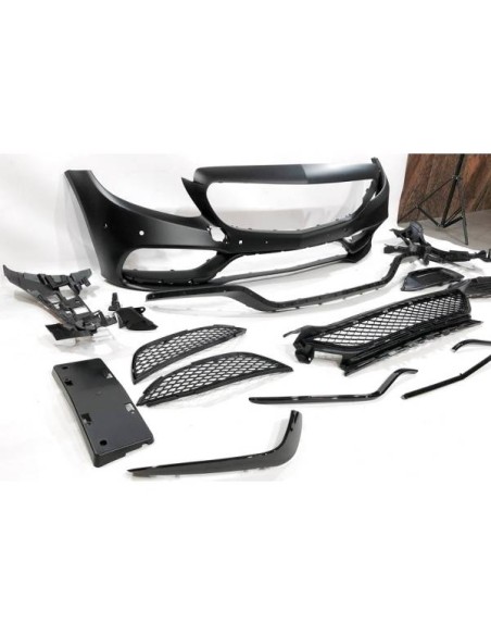 Paragolpes Delantero Mercedes W205 2014-2018 Coupe / 4P / SW look AMG C63 Spoiler
