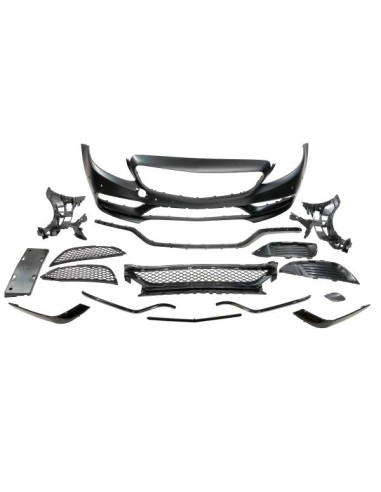Paragolpes Delantero Mercedes W205 2014-2018 Coupe / 4P / SW look AMG C63