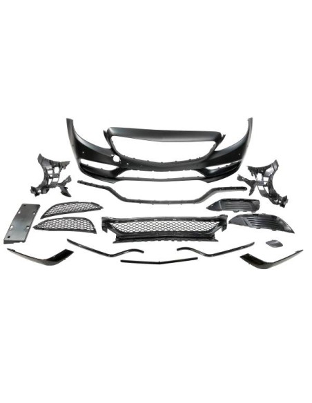 Paragolpes Delantero Mercedes W205 2014-2018 Coupe / 4P / SW look AMG C63