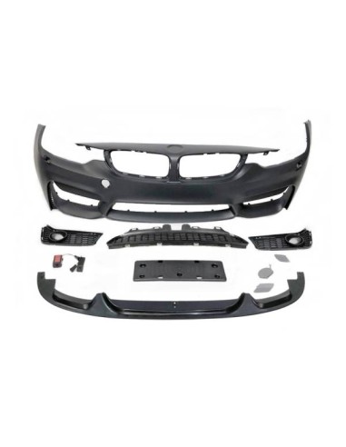 Paragolpes Delantero BMW F32 F33 F36 Look M4 III Lip spoiler