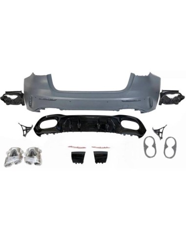 Paragolpes Trasero Mercedes W177 Look A45