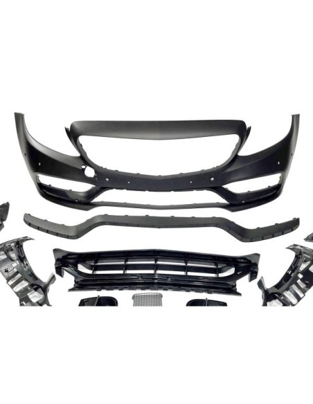 Paragolpes Delantero Mercedes W205 2014-2018 Coupe / 4P / SW look AMG C63