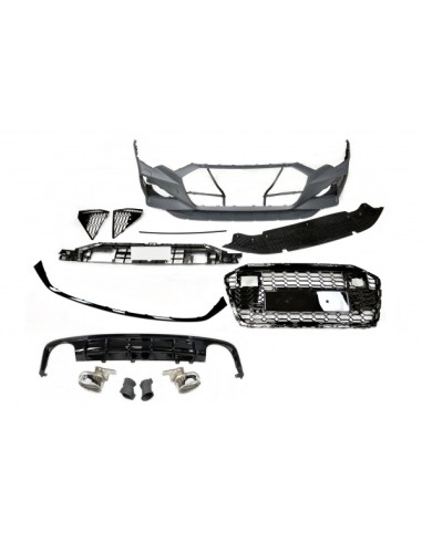 Kit De Carrocería Audi A6 C8 19-21 Avant / Sedan Look RS6