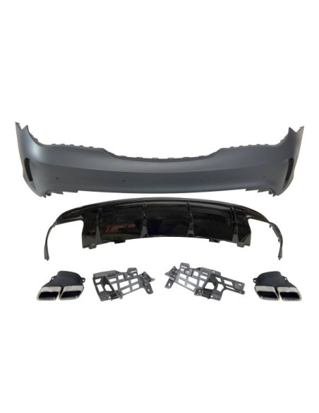 Paragolpes Trasero Mercedes W117 2013-2018 LCI 4P / SW Look AMG A45